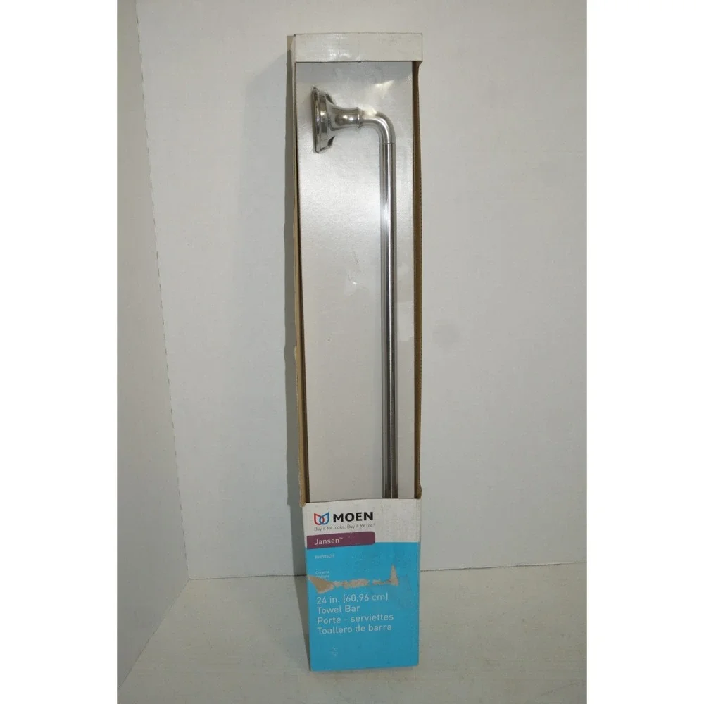 MOEN Jansen 24 in. Towel Bar Chrome BH0924CH